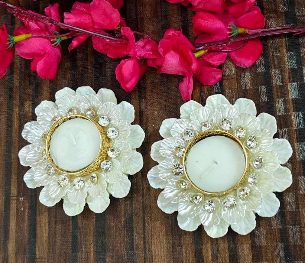 Elegant Acrylic shell Tealight holder