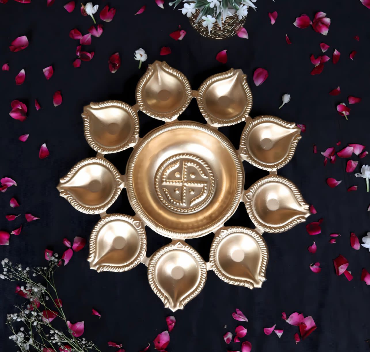 Swastic Bowl Diyas