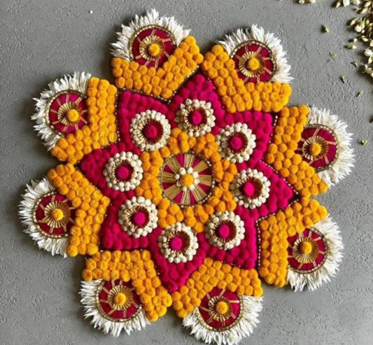 Blossom Aura Rangoli