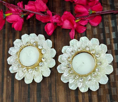 Elegant Acrylic shell Tealight holder