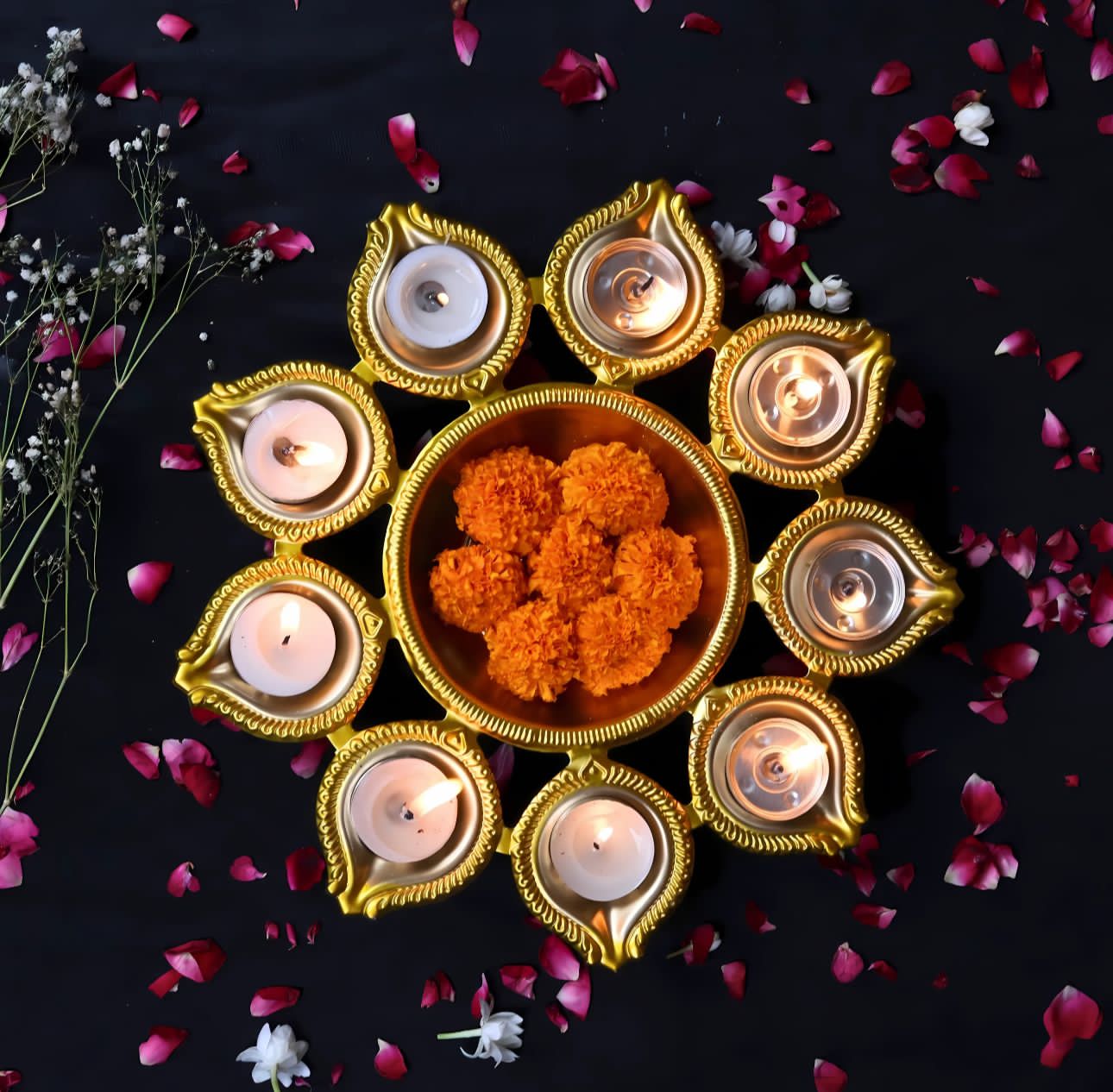 Swastic Bowl Diyas