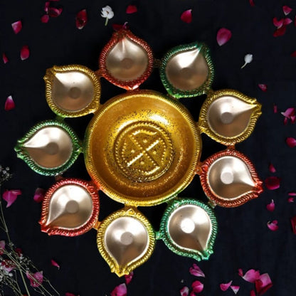 Swastic Bowl Diyas