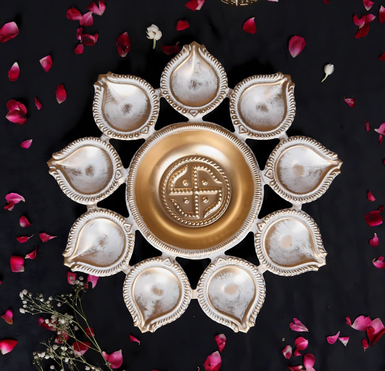 Swastic Bowl Diyas