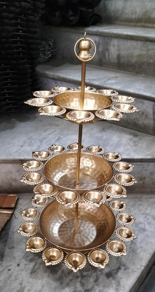 Bowl Diya Urli Stand
