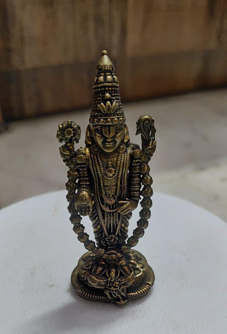 Brass Tirupati Balaji Idol