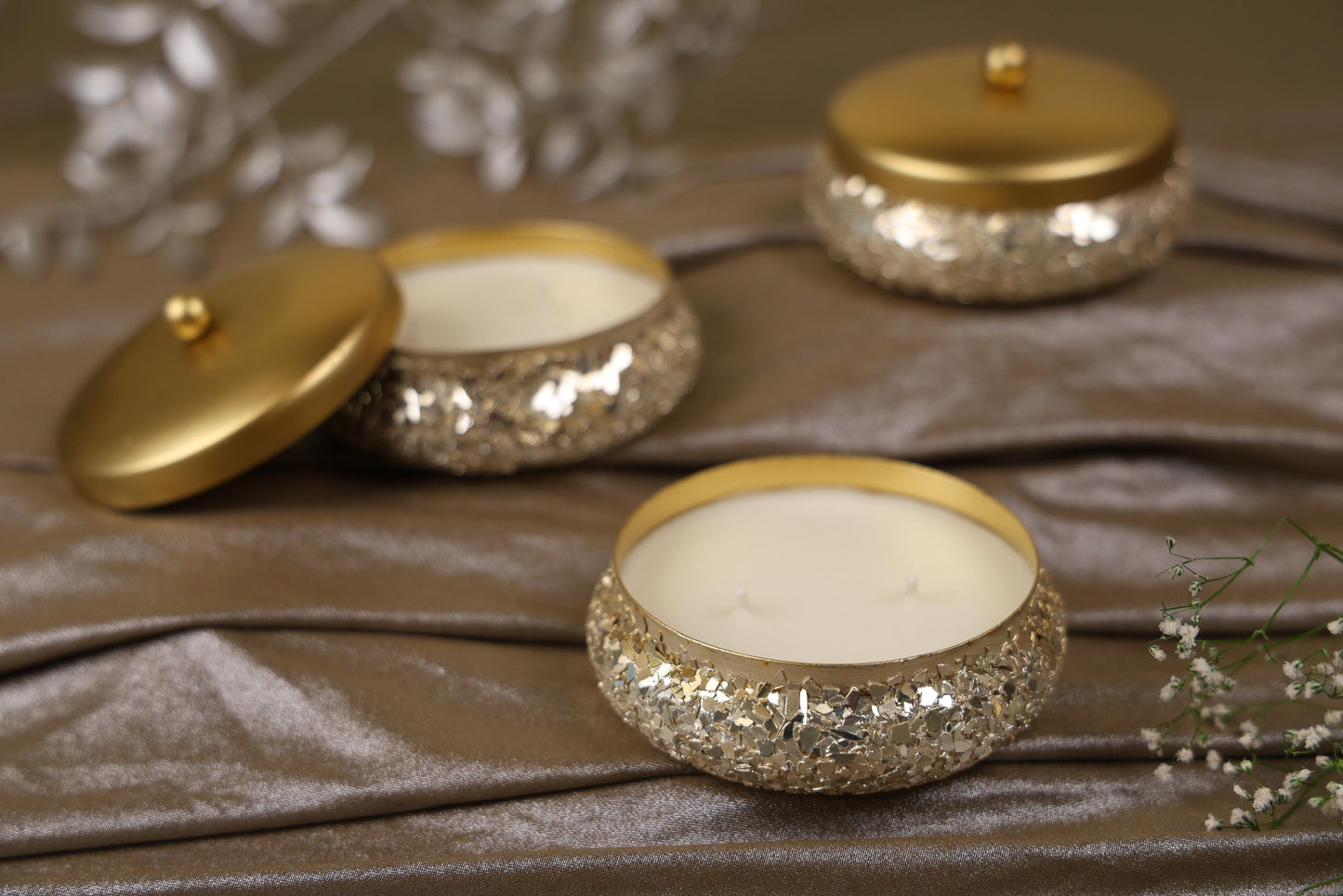 Mosaic Urli Candle