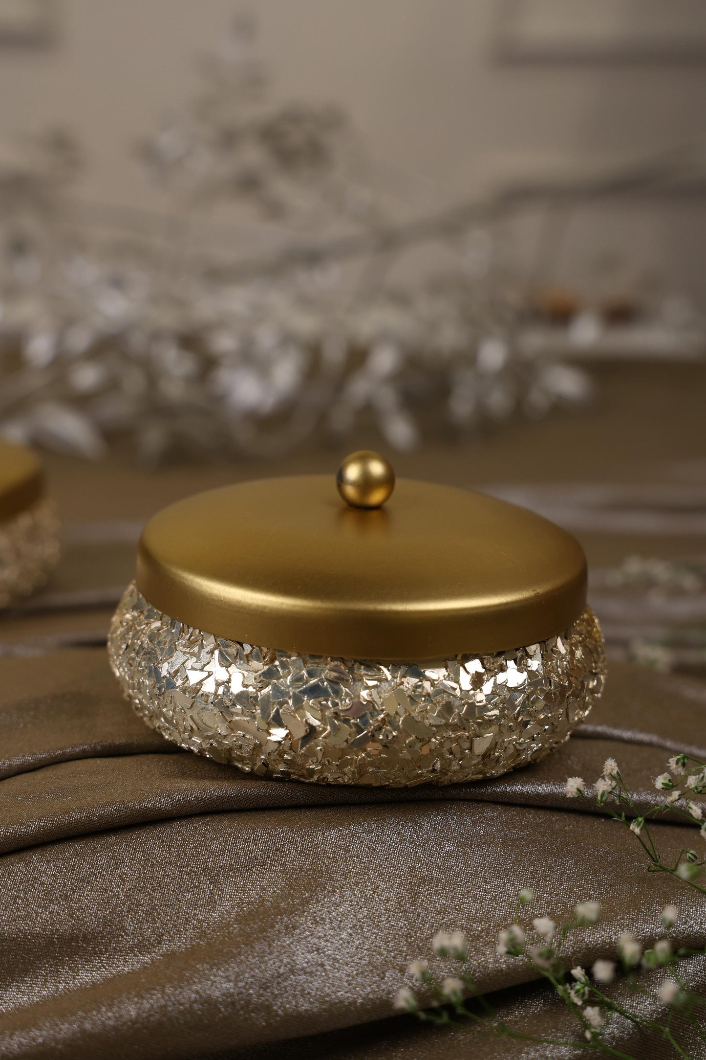 Mosaic Urli Candle