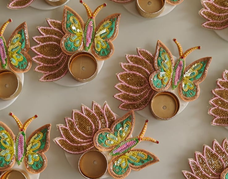 Premium Butterfly Tealight Holders