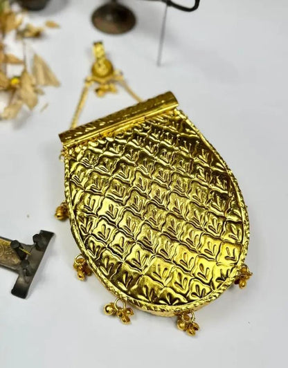 Women's Royal German Silver Purse Gold