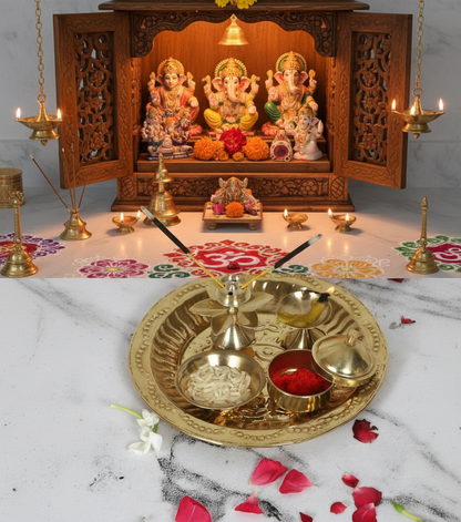 Brass Pooja Thali