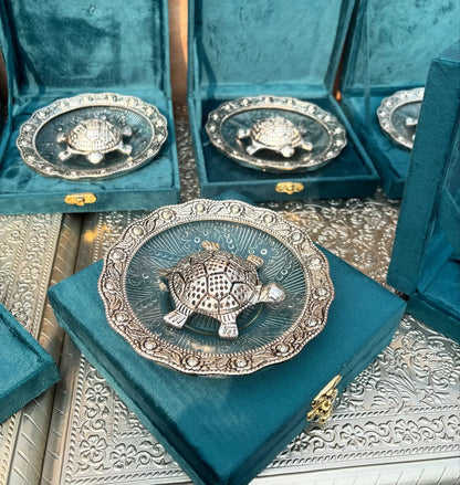 Exclusive German Silver Tortoise Plate