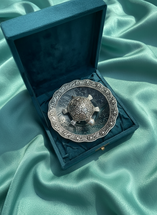 Exclusive German Silver Tortoise Plate
