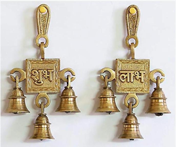 Brass Shubh Labh Door Hanging