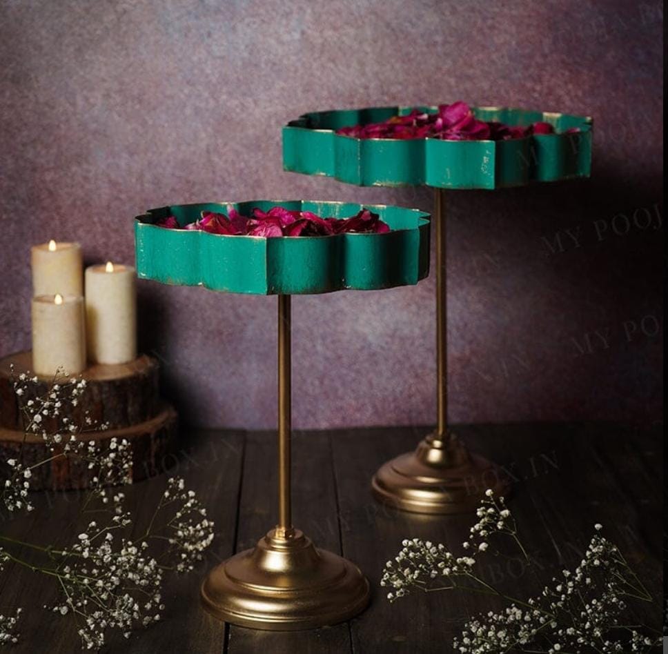 Traditional Urli Stands – Festive Décor Set of 2
