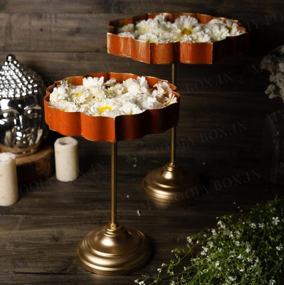 Traditional Urli Stands – Festive Décor Set of 2