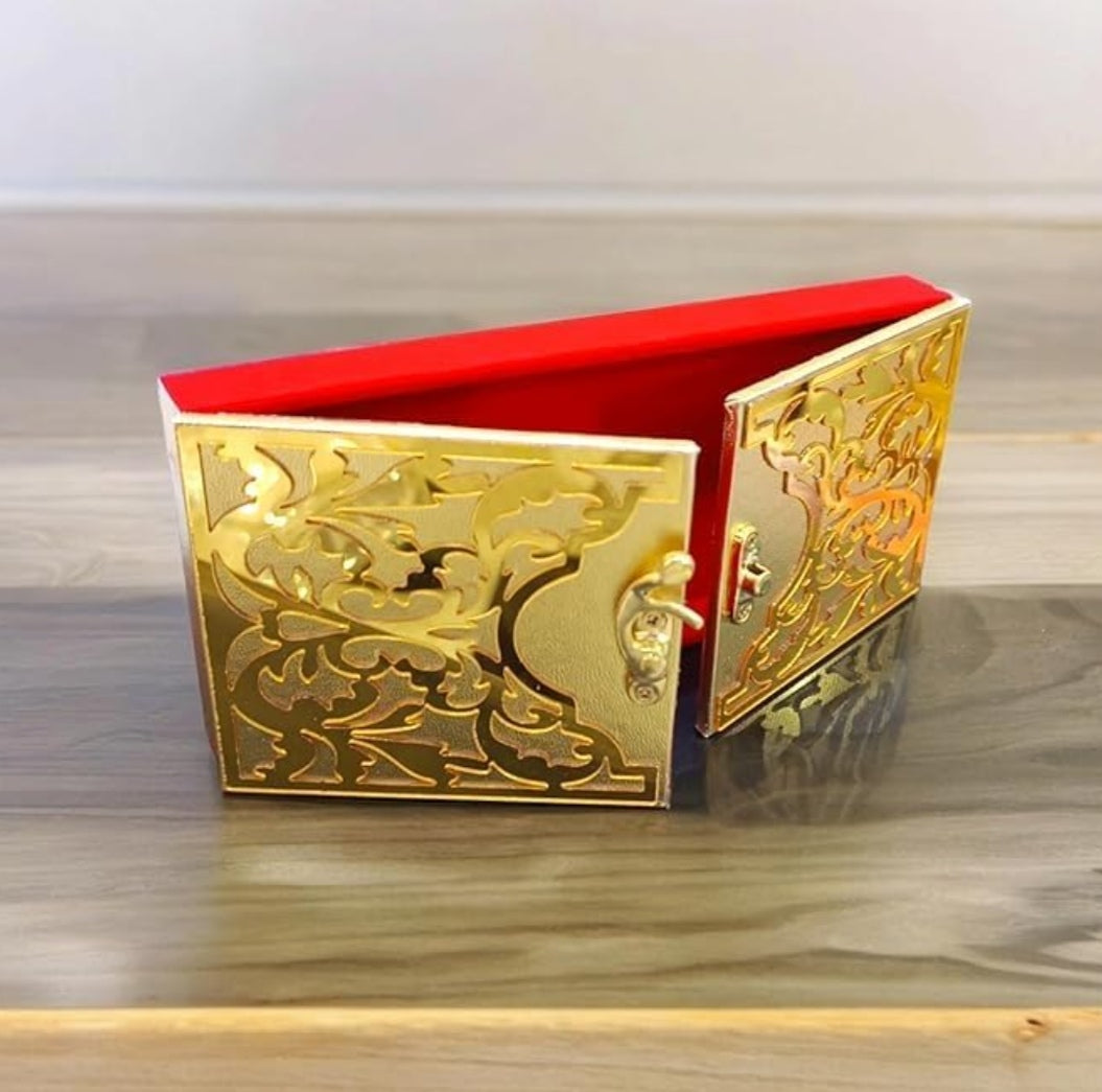 Cash Box With Clip/Money Box Envelop (pack Of 1 pc) Red Velvet Design