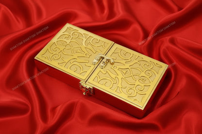 Cash Box With Clip/Money Box Envelop (pack Of 1 pc) Red Velvet Design