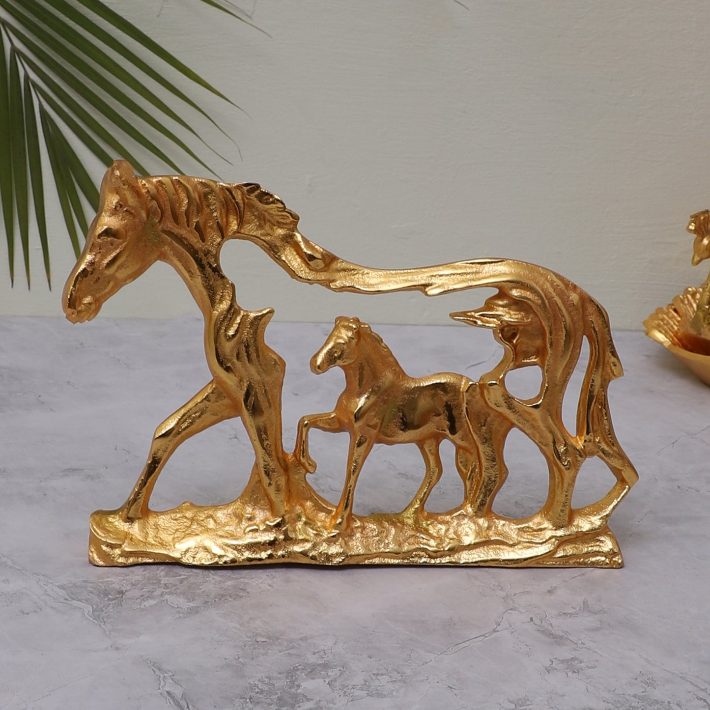 Double Horse Table Decor