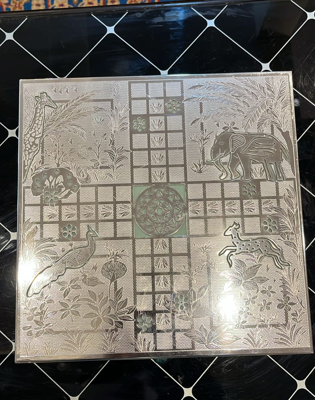 Exclusive German Silver Ludo Set