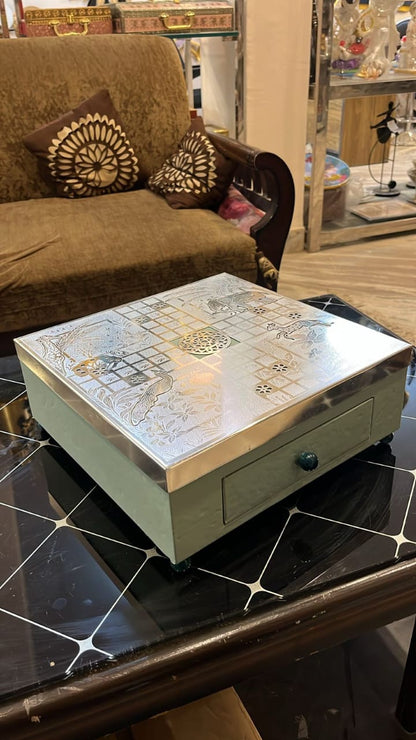 Exclusive German Silver Ludo Set