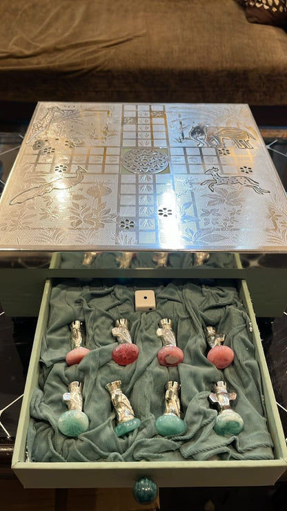 Exclusive German Silver Ludo Set