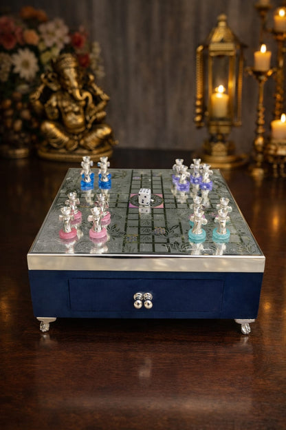 Exclusive German Silver Ludo Set