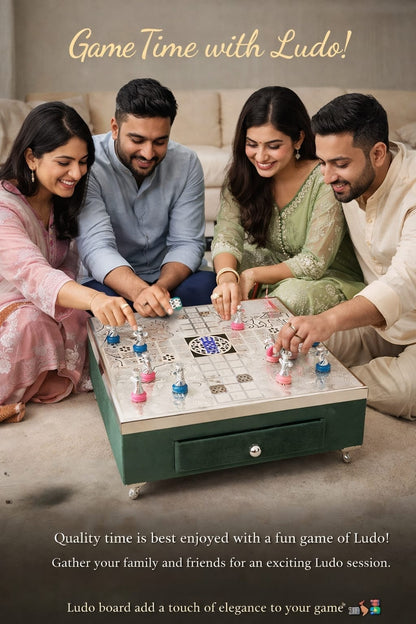 Exclusive German Silver Ludo Set