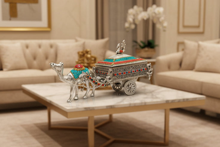 Royal Camel Chariot Dry Fruit Box Cart