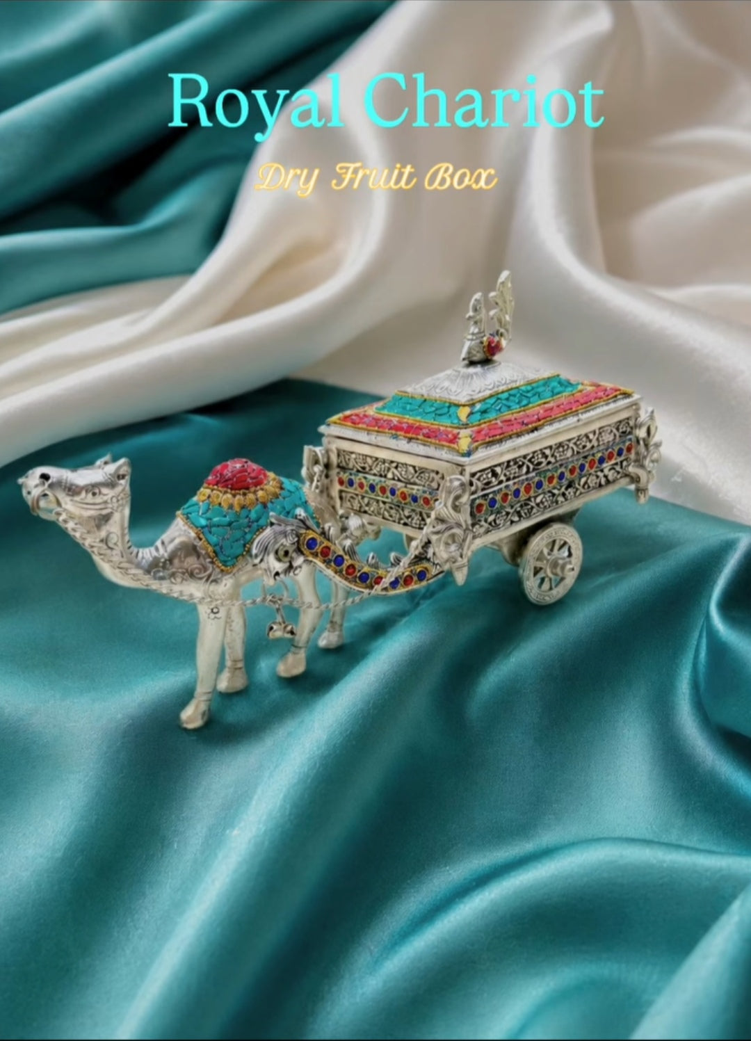 Royal Camel Chariot Dry Fruit Box Cart