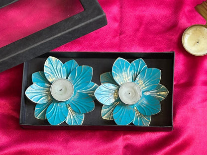 Lotus Colorful Diya Gift Box