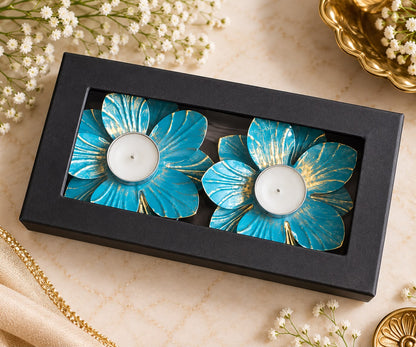 Lotus Colorful Diya Gift Box