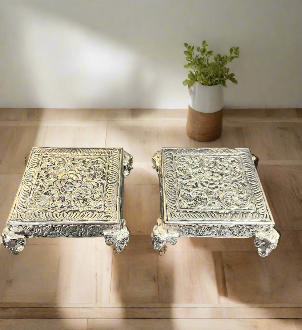 Exclusive German Silver Chowki